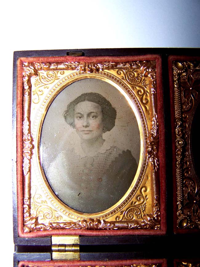 A Rare Four Photo Gutta Percha Case circa 1860 — image 5